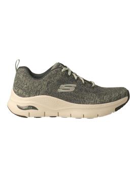 Deportivo mujer Skechers Arch Fit verde