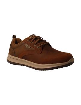 Zapato hombre Skechers Delson camel