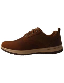 Zapato hombre Skechers Delson camel