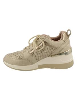 Deportivo mujer Funhouse Tokio beige/oro