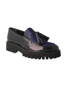 Mocasín mujer Pertini azul