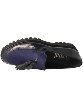 Mocasín mujer Pertini azul