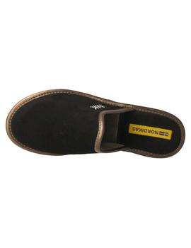 Zapatilla casa mujer Nordikas negro