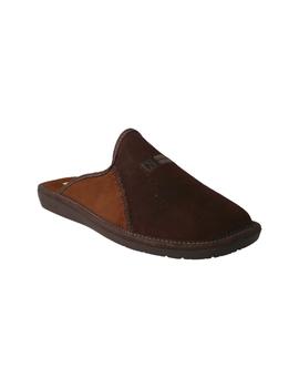 Zapatilla casa hombre Nordikas marrón