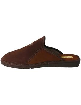 Zapatilla casa hombre Nordikas marrón