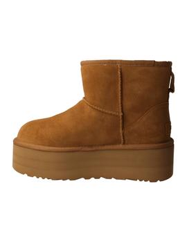 Botín mujer Ugg Classic Mini Platform camel