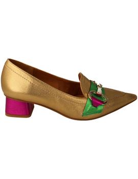 Mocasín mujer Durá&Durá dorado