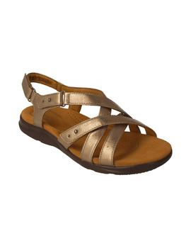 Sandalia mujer Clarks Kitly Go dorada
