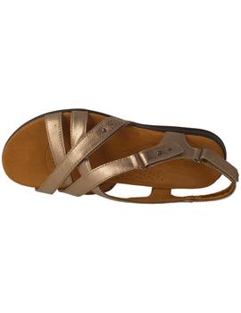 Sandalia mujer Clarks Kitly Go dorada
