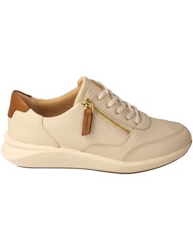 Deportivo mujer Clarks Un Rio Zip blanco