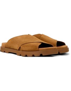 Sandalia hombre Camper Brutus camel