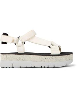 Sandalia mujer Camper Oruga blanca