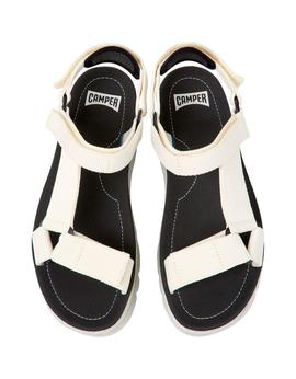 Sandalia mujer Camper Oruga blanca