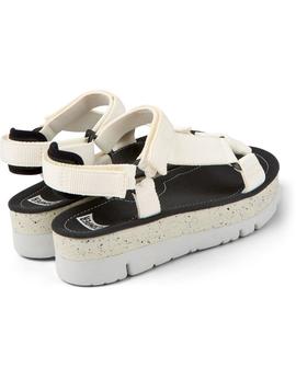 Sandalia mujer Camper Oruga blanca