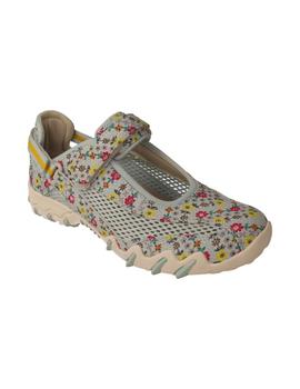 Zapatilla  mujer Allrounder Niro azul/flores