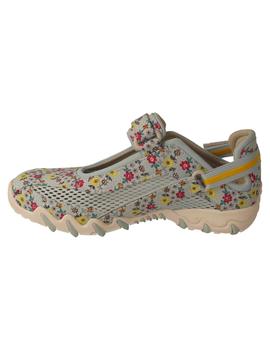 Zapatilla  mujer Allrounder Niro azul/flores