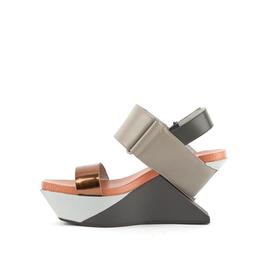 Sandalia mujer United Nude Delta Wedge gris