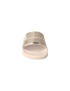 Chancla mujer Calvin Klein Slide plata