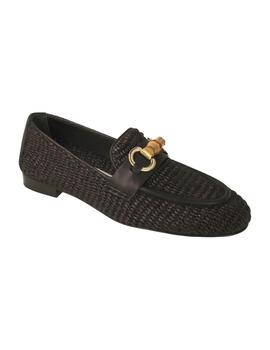 Mocasín mujer Poesie Veneziane negro