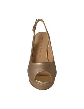 Zapato mujer Pedro Miralles dorado