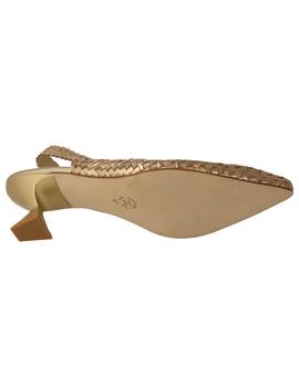 Zapato mujer She&He dorado