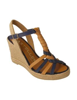 Sandalias mujer Casteller azul