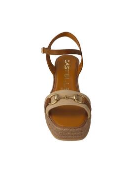 Sandalias mujer Casteller beige