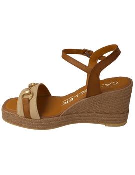 Sandalias mujer Casteller beige