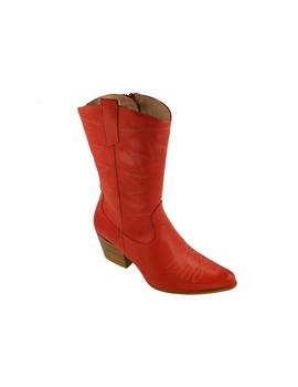 Bota campera mujer Melcris roja