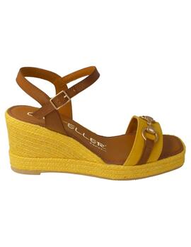 Sandalias mujer Casteller amarilla