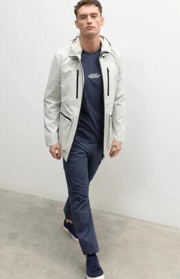 Parka hombre Ecoalf Anetoalf blanca