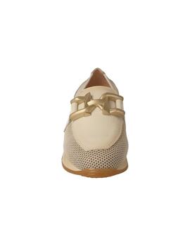 Mocasín mujer Hispanitas Kaira crema