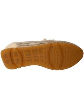 Mocasín mujer Hispanitas Kaira crema