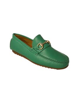 Mocasín hombre Castellano 1920 Leonardo verde