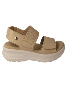 Sandalia mujer Panama Jack Noah beige