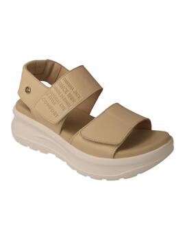 Sandalia mujer Panama Jack Noah beige