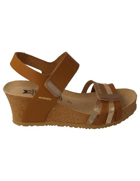 Sandalia mujer Mephisto Lucia camel