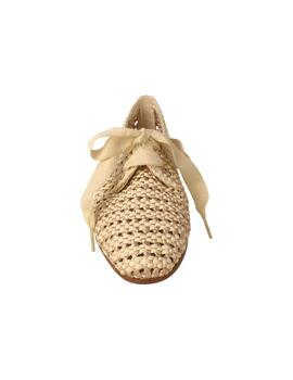 Zapato mujer Pertini beige/ oro