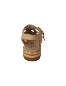 Sandalia mujer Pertini beige