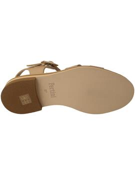 Sandalia mujer Pertini beige