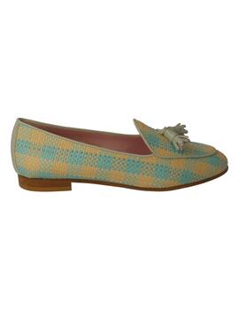 Mocasín mujer Castellano 1920 Nervi beige/azul