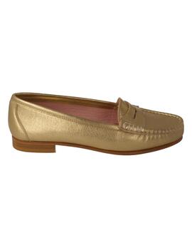 Mocasín mujer Castellano 1920 Roma oro