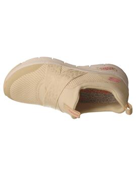 Deportivos mujer Skechers Sports beige