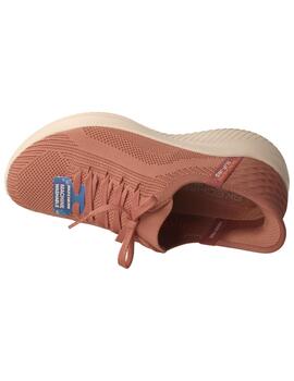 Deportivos mujer Skechers Ultra Flex rosa.