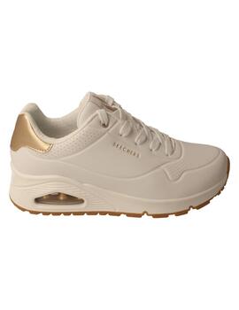 Deportivo mujer Skechers Street blanco