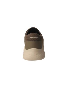 Mocasín hombre Skechers Go Walk kaki