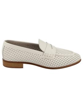 Mocasín mujer Pertini blanco