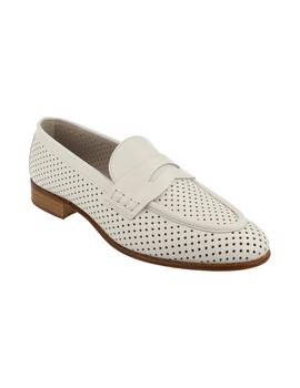 Mocasín mujer Pertini blanco