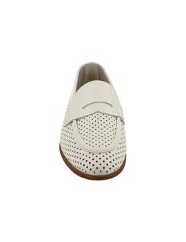 Mocasín mujer Pertini blanco