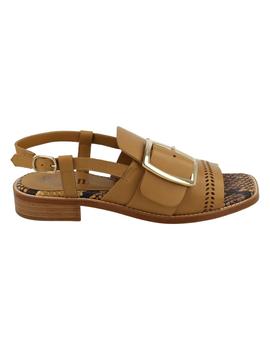 Sandalia mujer Pertini camel